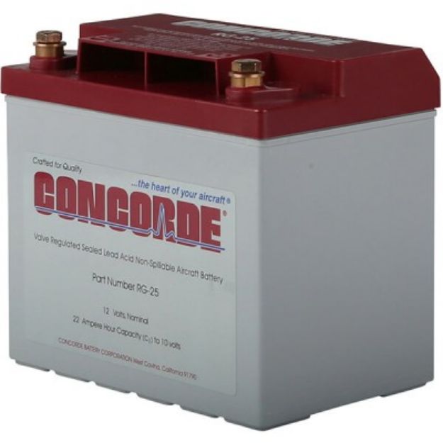Picture of RG-25 Concorde Battery LEAD ACID BATTERY 12 V 22 AH