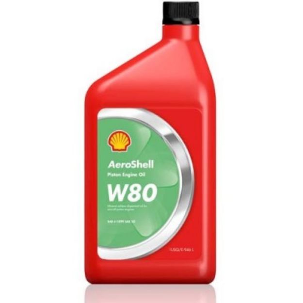 Picture of W80 Aeroshell AEROSHELL PLUS AVIATION OIL W80