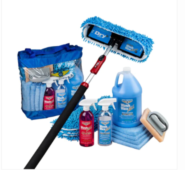 Picture of WWMK Aero Cosmetics Waterless Wash Wax Mop Kit w/Deluxe Pole