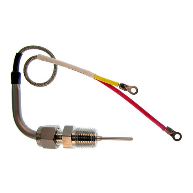 Picture of Alcor EGT/TIT Screw-In (1/4 NPT) Type K Thermocouple (86161) with 90 Degree Bend