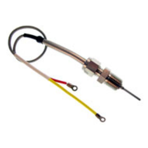 Picture of Alcor EGT/TIT Screw-In (1/4 NPT) Type K Thermocouple (86230) with 8 Degree Bend