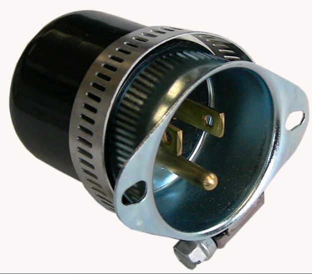 Picture of TAP02070-M-1 Tanis Flush Mount Plug - Metal - 115v