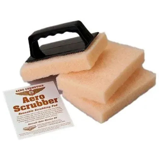 Picture of ASK Aero Cosmetics Aero Scrubber Kit - 3 Pads w/Handle