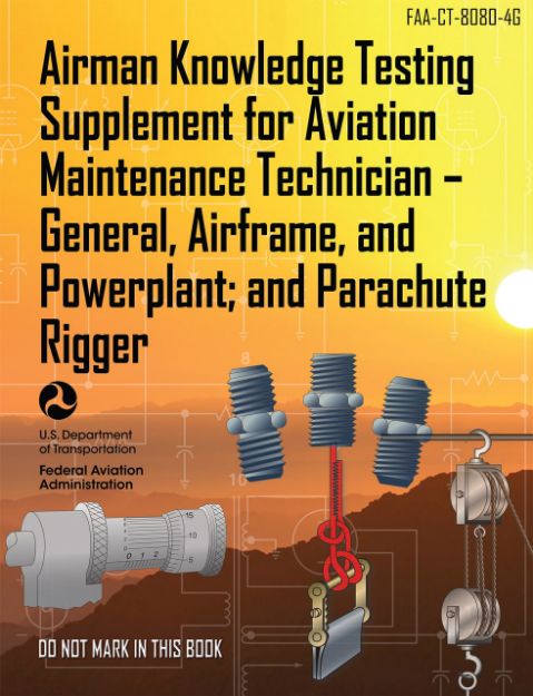 Picture of ASA Airman Knowledge Testing Supplement for Aviation Maintenance Technician