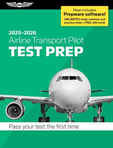 Picture of ASA 2025 Airline Transport Pilot Test Prep Plus 