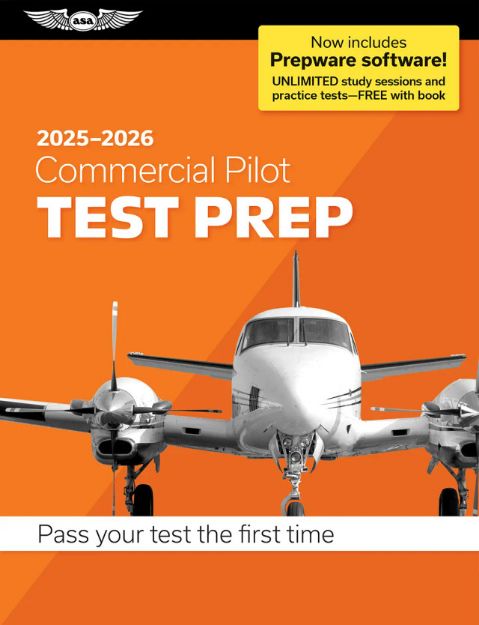 Picture of 2027-2028 Commercial Pilot Test Prep With Prepware® Download