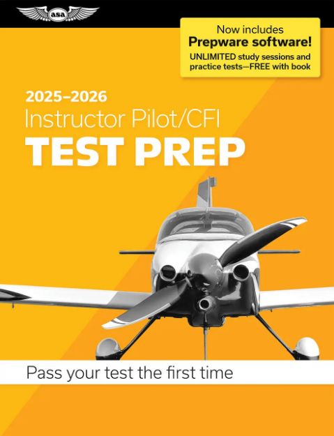 Picture of 2025-2026 Instructor Pilot/CFI Test Prep With Prepware