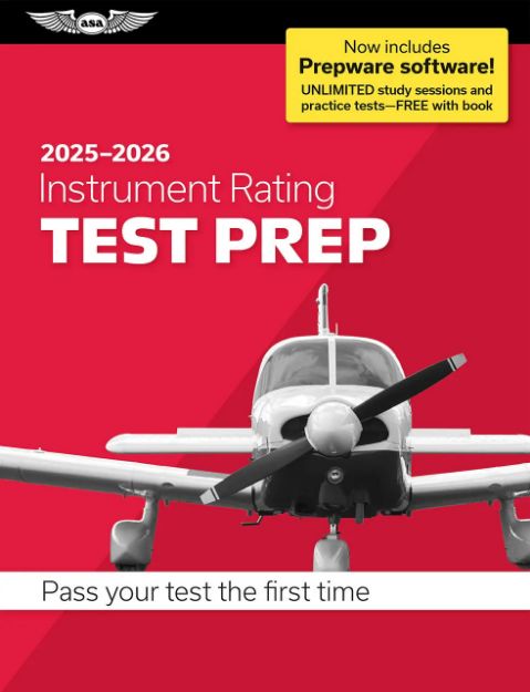 Picture of 2025-2026 Instrument Rating Test Prep With Prepware