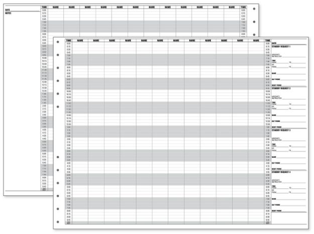 Picture of FS-60 ASA FLT SCHEDULE REFILL